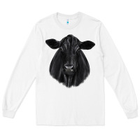 White black angus Long Sleeve Tee - JahusDesignShop