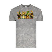 Cloud Rock sunflower gnomies Vintage Tee - FaDigitalArtStudio