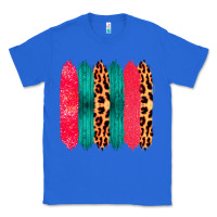 True Royal Colored Leopard and Wood Patterned Western Brush Strokes Classic Tee - Bettercallsaul