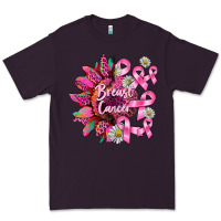 Plum breast cancer sunflower Premium Tee - BarkalooDesign