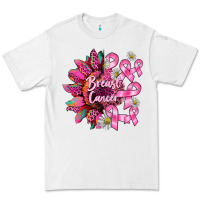 White breast cancer sunflower Premium Tee - BarkalooDesign