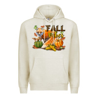 Oatmeal Heather Fall Vibes Fox Premium Hoodie - LillyAllenDesigns