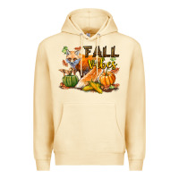 Pina Colada Fall Vibes Fox Premium Hoodie - LillyAllenDesigns