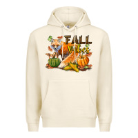 Tofu Fall Vibes Fox Premium Hoodie - LillyAllenDesigns