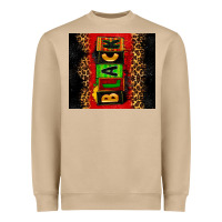 Mushroom Black Heavyweight Sweatshirt - Zillion Design Studio