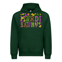 Forest Green Mardi saurus Urban Hoodie - NancyCooperArtShop