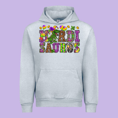 Mardi Saurus Urban Hoodie Designed By Nancycooperartshop