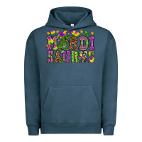 Pigment Midnight Navy Mardi saurus Urban Hoodie - NancyCooperArtShop