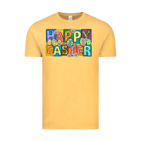 Vintage Mustard happy easter with eggs Vintage Tee - Neo Western