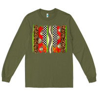 Army Green race brushstrokes Long Sleeve Tee - AdoDesignShop