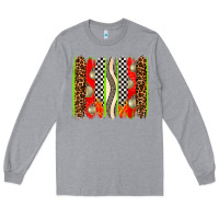 Heather Grey race brushstrokes Long Sleeve Tee - AdoDesignShop