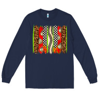 Navy race brushstrokes Long Sleeve Tee - AdoDesignShop