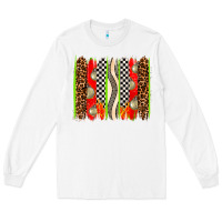 White race brushstrokes Long Sleeve Tee - AdoDesignShop