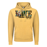 Vintage Mustard love came down holy family Vintage Hoodie - RanaPortraitStore