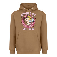 Toasted Coconut cupid co Heavyweight Hoodie - MaliasSmallBusiness