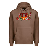 Chestnut joy reindeer Premium Hoodie - AdoDesignShop