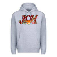 Heather Grey joy reindeer Premium Hoodie - AdoDesignShop