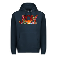Navy joy reindeer Premium Hoodie - AdoDesignShop