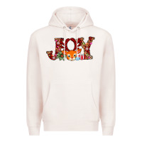 Pale Pink joy reindeer Premium Hoodie - AdoDesignShop