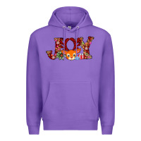 Purple joy reindeer Premium Hoodie - AdoDesignShop