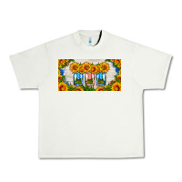 Pistachio american mason jar sunflower license plate Urban Heavy Tee - HRA Design Shop