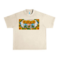 Sandshell american mason jar sunflower license plate Urban Heavy Tee - HRA Design Shop
