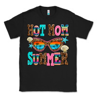 Black hot mom summer Classic Tee - AdoDesignShop