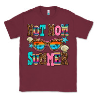 Burgundy hot mom summer Classic Tee - AdoDesignShop
