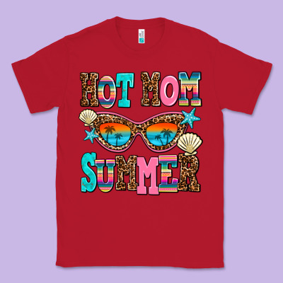 Hot Mom Summer Classic Tee Designed By Adodesignshop