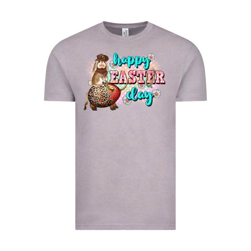 Happy Easter Day Rodeo Easter Day Vintage Tee by CowGirlArtShop | Teevron