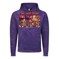Cloud Purple i'm just here for the snacks american football Vintage Hoodie - Zillion Design Studio