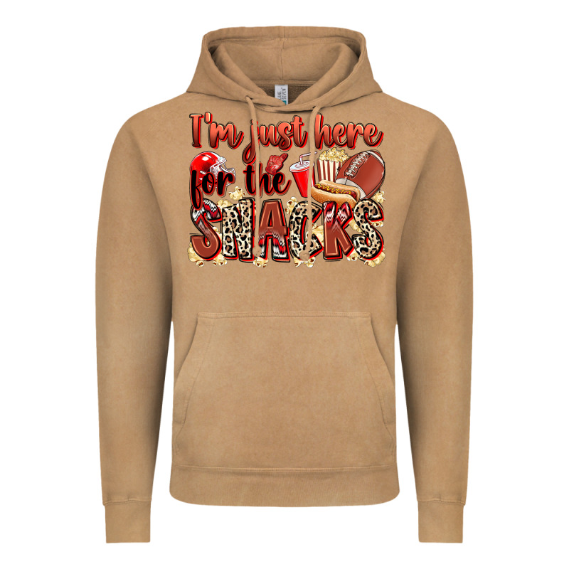 I'm Just Here For The Snacks American Football Vintage Hoodie by Zillion Design Studio | Teevron
