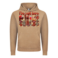 Vintage Coffee i'm just here for the snacks american football Vintage Hoodie - Zillion Design Studio