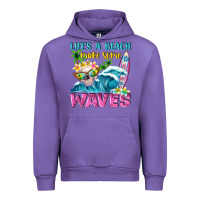 Tulip Life's a beach make some waves Urban Hoodie - NancyCooperArtShop