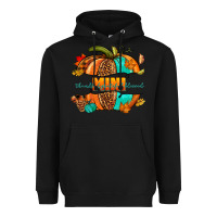 Black Thankful grateful blessed mini pumpkin Heavyweight Hoodie - NancyCooperArtShop