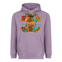 Lavender Thankful grateful blessed mini pumpkin Heavyweight Hoodie - NancyCooperArtShop