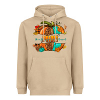Mushroom Thankful grateful blessed mini pumpkin Heavyweight Hoodie - NancyCooperArtShop