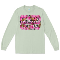Matcha pinktober with cancer ribbon Long Sleeve Tee - AdoDesignShop