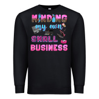 Black mind my own small business Premium Sweatshirt - NancyCooperArtShop