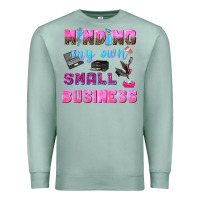 Seafoam mind my own small business Premium Sweatshirt - NancyCooperArtShop