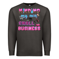 Smoke mind my own small business Premium Sweatshirt - NancyCooperArtShop