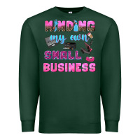 Sports Green mind my own small business Premium Sweatshirt - NancyCooperArtShop