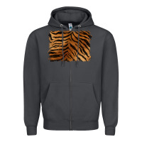 Smoke handdrawn tiger pattern background Zipper Hoodie - BarkalooDesign