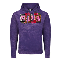 Cloud Purple mama with license letters mothers day Vintage Hoodie - texasbilliewilder