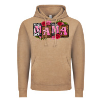 Vintage Coffee mama with license letters mothers day Vintage Hoodie - texasbilliewilder