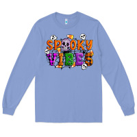 Colony Blue Spooky vibes Long Sleeve Tee - Artiststas