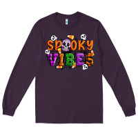 Plum Spooky vibes Long Sleeve Tee - Artiststas