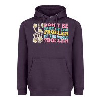 Plum dont be part of the problem Heavyweight Hoodie - MaliasSmallBusiness