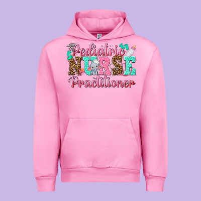 Pediatric Nurse Practitioner Urban Hoodie Designed By Texasbilliewilder