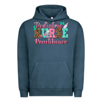 Pigment Midnight Navy Pediatric Nurse Practitioner Urban Hoodie - texasbilliewilder